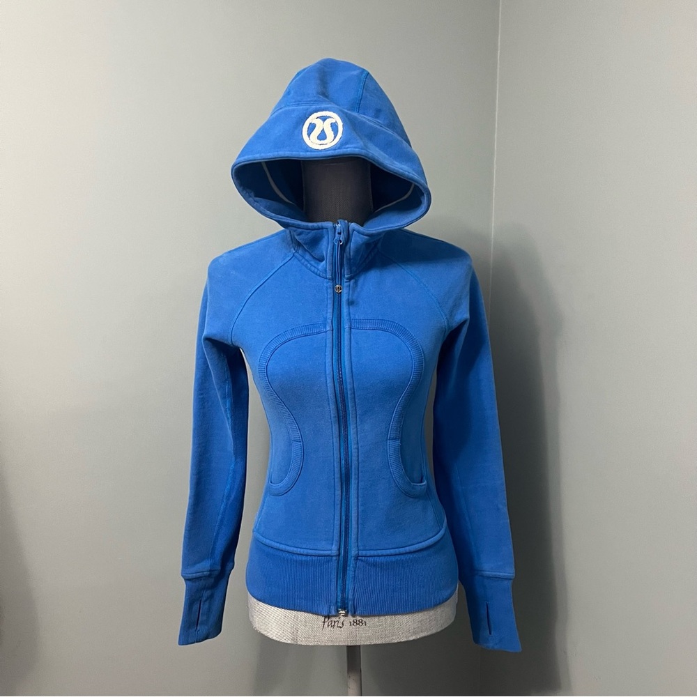 LULULEMON Scuba Hoodie Stretch Beaming blue women’s size 2